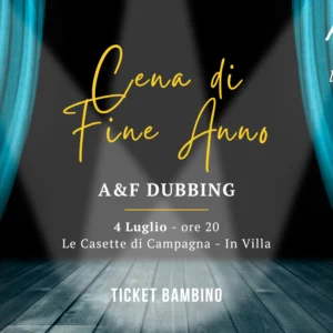 Cena di Fine Anno - Bambino